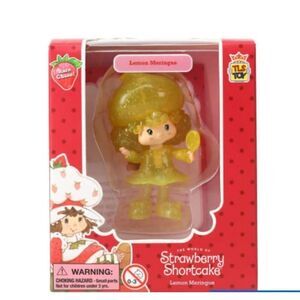 TLS Strawberry Shortcake RARE Lemon Meringue Scented Mini Figure Cheebee NIB
